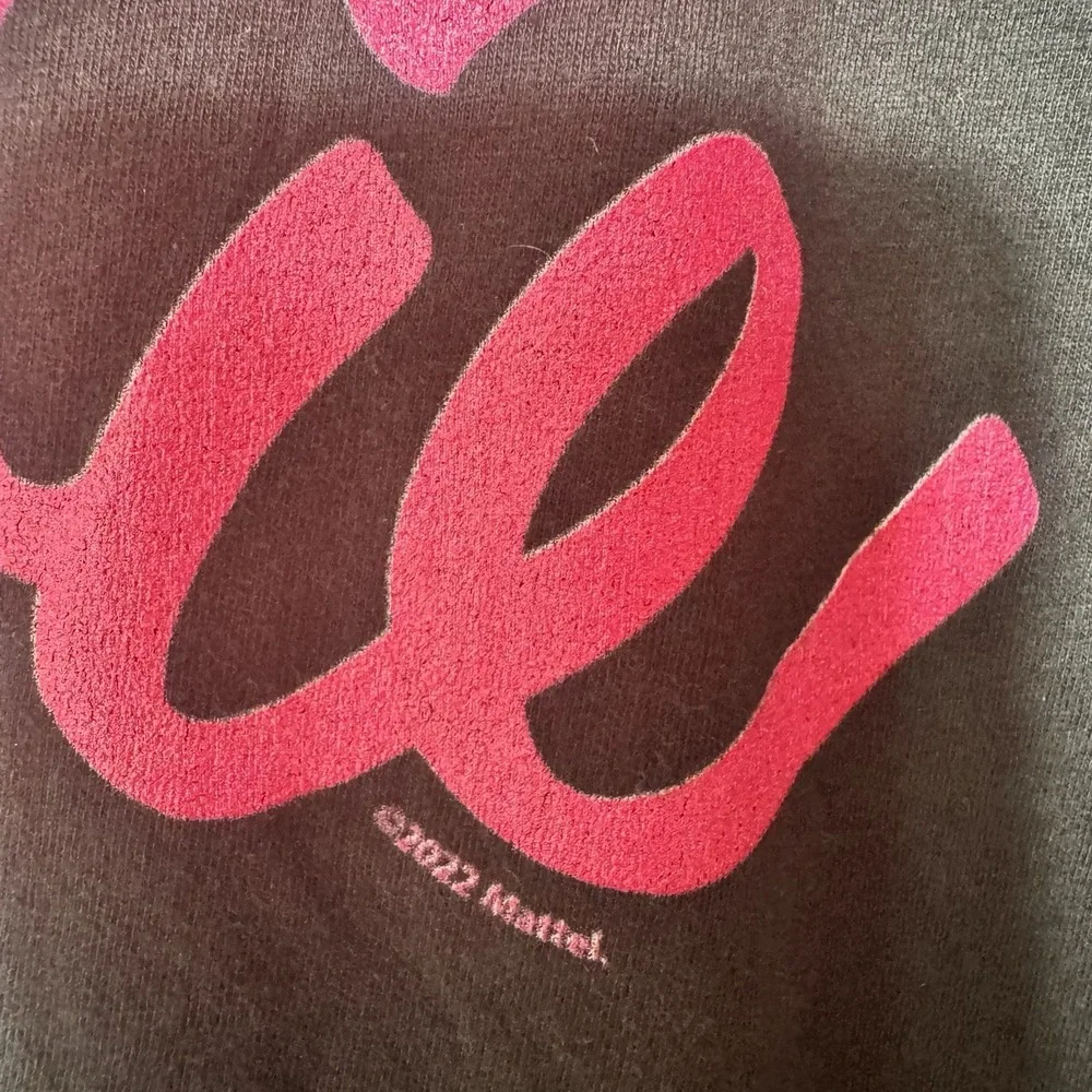 Unisex Mattel Barbie Short Sleeve Graphic Tshirt Pink Head Silhouette Logo Sz XL
